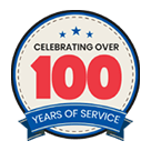 Celebrating Over 100 Years of Service Badge